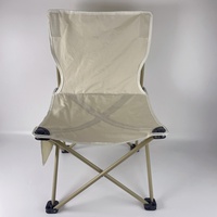 Chaise de camping pliable portable personnalisée en tissu Oxford pour jardin, pêche, plage et pique-nique en extérieur