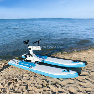 Nouveau design de vélo aquatique pour adultes, pédale en PVC gonflable de haute qualité, vélo simple, équipement de loisirs, bateaux à pédales aquatiques à vendre - Product Image 1
