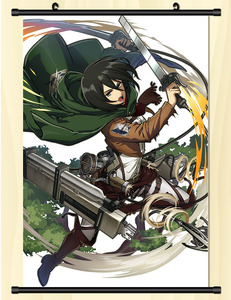 Pósteres y Pancartas Impermeables <span class=keywords><strong>de</strong></span> Anime AOT Titan Eren Jaeger <span class=keywords><strong>de</strong></span> Alta Calidad, 60*90cm, 60 Colores - Product Image 5