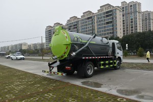 Dongfeng 10000L <b>Vacuum</b> Truck 10-Min Rapid Cleaning Auto Overflow Stop 280m³/h <b>Vacuum</b> <b>Pump</b> One-Touch Control for Sewage Suction - Product Image 5