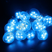 Luces LED Programables SHIJI de 26 mm, 3 LED SMD5050 RGB, DC12V, UCS1903, Luces Puntuales LED para Parques Temáticos, Cuerpo de la Lámpara Hecho de PC