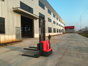 Nuovo <span class=keywords><strong>1.5t</strong></span> Capacity Wide Leg pedonali <span class=keywords><strong>Pallet</strong></span> elettrico Stacker con 3m 3.5m altezza di sollevamento - Product Image 5