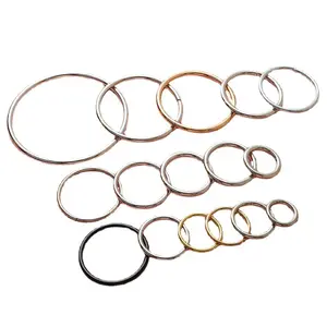 Hardware Supplier Wholesale Different Kinds High Quality Adjustable Buckle Alloy Metal Ring Buckle For Bags