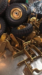 Rueda Giratoria de 8 Pulgadas con Capacidad de Carga de 200 kg, Carro de Almacenamiento con Neumáticos Inflables Industriales de Alta Resistencia para Exteriores - Product Image 6