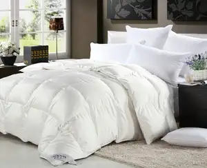 中国100% 真丝盖鹅绒机洗大床被子套装被子厂家被子套装床上用品奢华