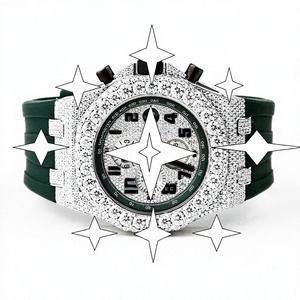 Luxury Men's Stainless Steel Quartz Watch Round Case Analog Dial Sapphire Crystal <b>Chronograph</b> Folding Clasp - Product Image 1