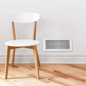 Rejillas de Ventilación de Piso de Metal Blanco Resistentes RHETECH, Acabado Resistente a la Oxidación, Rejilla de Ventilación para Calefacción Doméstica, Compatible con Agua de 230v - Product Image 5