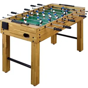 最畅销的优质4英尺木制桌子足球游戏室踢脚板足球足桌