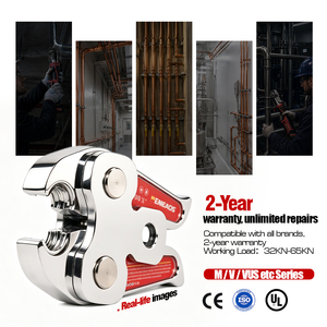 Kit d'outils de pressage hydraulique sans fil EMEADS GE1550 18V, pince à sertir pour <span class=keywords><strong>cuivre</strong></span> M/V/VUS, 200 bars, garantie 1 an, <span class=keywords><strong>plomberie</strong></span> - Product Image 5