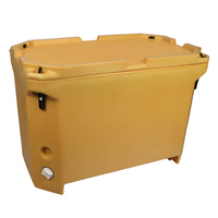 Boîte isotherme réutilisable en LLDPE moderne de 220 L, bac à ordures, conteneur de transport de poissons vivants pour aliments et vin