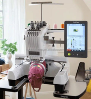 Machine à broder industrielle Brother PR680W à tête unique et 6 aiguilles pour casquettes, sacs fourre-tout, manches – Prix