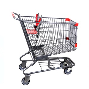 Quantité minimale de commande 50 chariots de marché du Canada de PCS 135L, chariot de poussée de magasin - Product Image 5