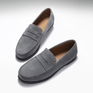 Mocasines Náuticos, Gamuza Gris Pizarra - Product Image 5