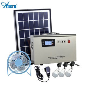 Pequeña <span class=keywords><strong>Casa</strong></span> sola kit solar generador con panel y bombilla - Product Image 1