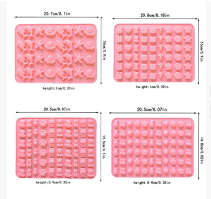 Cetakan silikon kualitas makanan bentuk buah lucu cetakan kue permen silikon cetakan es krim cetakan silikon warna-warni untuk coklat - Product Image 4