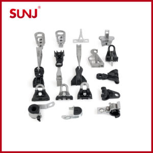 <span class=keywords><strong>SUNJ</strong></span> pince de suspension en Nylon 1.1B de haute qualité accessoires de câble électrique pince de Suspension pince de Tension raccords d'isolation - Product Image 4