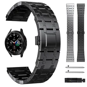 AP – <span class=keywords><strong>Bracelet</strong></span> en acier inoxydable pour Samsung <span class=keywords><strong>Watch</strong></span> 3, 45mm, 19.5mm, <span class=keywords><strong>Bracelet</strong></span> en métal pour Samsung <span class=keywords><strong>Galaxy</strong></span> <span class=keywords><strong>Watch</strong></span> <span class=keywords><strong>4</strong></span>/5 20mm - Product Image 1
