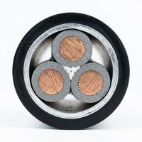 Câble d'alimentation 3 conducteurs BTLY flexible, ignifuge, isolé minéral, gaine en cuivre 0,6/1 kV, système de protection incendie IEC