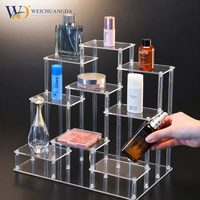 Support d'affichage en acrylique transparent à plusieurs niveaux pour figurines de collection, modèles de jouets, parfums et théières