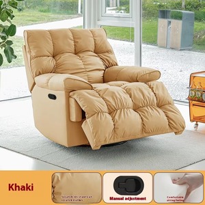 Canapé inclinable convertible haut de gamme <span class=keywords><strong>en</strong></span> tissu rembourré, <span class=keywords><strong>fauteuil</strong></span> à bascule multi-positions et <span class=keywords><strong>lit</strong></span> gigogne pour espaces de vie - Product Image 5