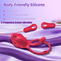 Vibrateur de culotte portable télécommandé en silicone pour couples, stimulation du point G, vibration des seins, masturbateur féminin, jouets sexuels