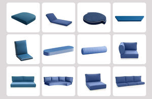 Bantal Sofa teras berlapis, bantal kursi tahan air dalam/luar ruangan anti-decubitus, bantal pinggang untuk musim semi dan musim dingin - Product Image 3