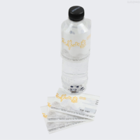 Rouleau d'étiquettes d'emballage BOPP personnalisées durables, film plastique de qualité alimentaire, imperméable, sensible à la chaleur, pour boissons, boissons énergisantes, boissons gazeuses