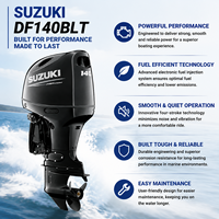 Moteur hors-bord Suzuki DF140BLT 140 CV 4 temps EFI à arbre long pour bateaux de pêche, de loisirs et de travail – Puissance fiable Plus