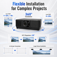 Projecteur laser pour grandes salles de 15 000 lumens ANSI, WUXGA 3LCD compatible 4K avec objectif optionnel pour auditorium, événements religieux
