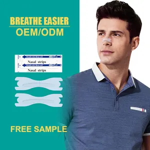 Customized Wholesale CE Approved Transparent Breathe Right Waterproof Anti Snoring Nasal Strips