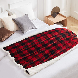 Cổ điển Heavyweight ấm mềm in flannel sang trọng chăn Vua Kích thước mềm mờ chăn cho ghế sofa giường - Product Image 5