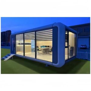 Maison préfabriquée Maisons modernes préfabriquées Remorque de voyage Maison Capsule Style moderne Structure en acier <span class=keywords><strong>Constructeur</strong></span> de maison - Product Image 5
