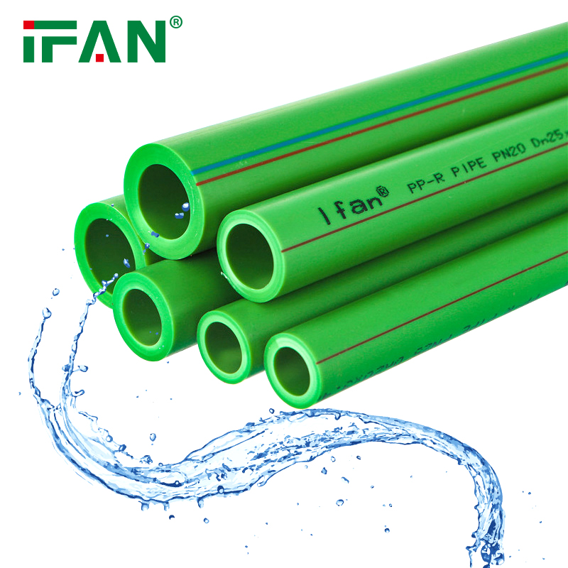 IFAN 20-160 мм, зеленая, Германия, водопроводная труба для горячей воды, PN12.5/25, прочная пластиковая трубка, труба PPR