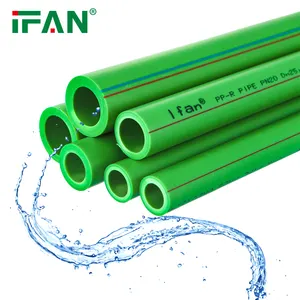 IFAN 20-160mm màu xanh lá cây Đức đường ống dẫn nước nóng ống pn12.5/25 ống nhựa bền <span class=keywords><strong>PPR</strong></span> ống - Product Image 1