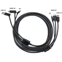 Cable para Auriculares VR de 5 m, HDMI, USB, Puerto CC, Cable de Enlace VR 3 en 1
