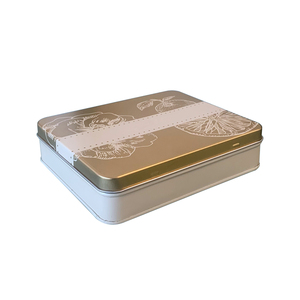 <strong>Tin</strong> Box Supplier 200g 300g Capacity Luxury Square <strong>Chocolate</strong> <strong>Tin</strong> with Inner Tray Accept Custom - Product Image 2