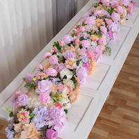 Nouveautés 2025 : Mur de fleurs artificielles en soie personnalisé pour mariage et Saint-Valentin – Décoration florale moderne, faite à la main et durable