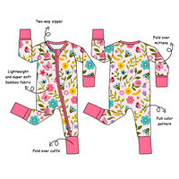 Little Glow Kids Mystery Box – Combinaison à manches longues pour bébés et tout-petits, imprimés aléatoires, en bambou, pyjama