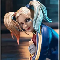Figurine d'action originale Harley Quinn à l'échelle 1/10, modèle de moto en PVC, Suicide Squad, modèle de collection pour adultes, jouet