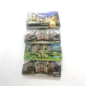 ספק מפעל מותאם אישית כיכר 3D PVC + EVA המדינה מזכרות מקרר מגנטים - Product Image 2