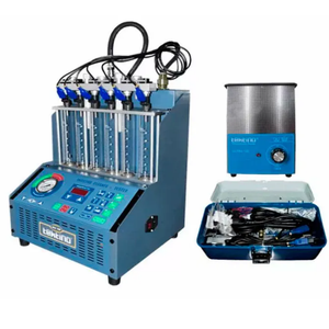 Tektino INJ-6B 6 silindir ultrasonik yakıt enjektörü temizleme ve test makinesi otomotiv enjektörleri her türlü destek - Product Image 6