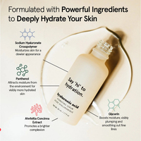 OEM/ODM Label pribadi kustom Serum asam hialuronat Anti Penuaan Formula Pelembab natrium Hyaluronate kolagen untuk anti-keriput