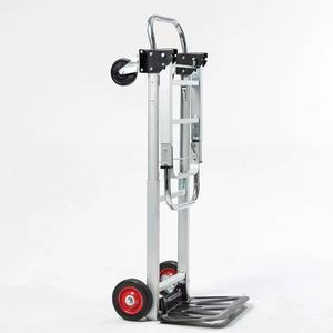 Carro de mano de aluminio convertible con ruedas giratorias de cuatro ruedas Categoría de producto para carros de mano - Product Image 3