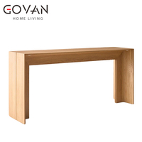 Table console en bois massif de la série nordique, écologique, pour salon, hôtel, hôpital