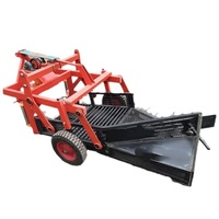 Récolteuse d'arachides automotrice anti-colmatage à vibration, largeur de travail de 700 mm pour la récolte d'arachides sur petites exploitations agricoles