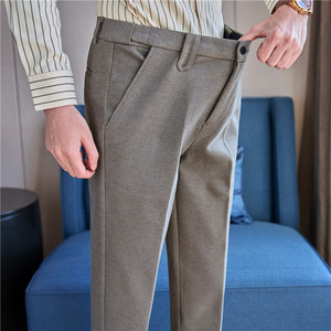 Nuovi <span class=keywords><strong>Pantaloni</strong></span> Casual da Uomo di Alta Qualità, <span class=keywords><strong>Pantaloni</strong></span> Eleganti da Completo per Uomo - Product Image 1