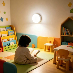 Lampe de nuit rechargeable à haute luminosité 1W, lampe de nuit LED à économie d'énergie pour la décoration intérieure de la maison - Product Image 1