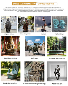 Famosa escultura de cabeza de bronce de Luis XIV Figura de metal icónica para decoraciones de patio - Product Image 5