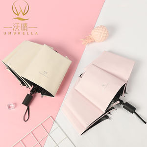 Parapluie à trois plis manuel en caoutchouc, os, bois, modèle personnalisé, 1 pièce - Product Image 5