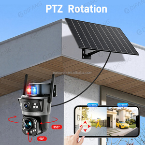 Cámara PTZ Solar 4K de Doble Lente con Zoom Óptico 36X, 2 Pantallas, Cámara Solar para Exteriores con Grabación 24/7, Tarjeta SIM 4G, UBOX - Product Image 2